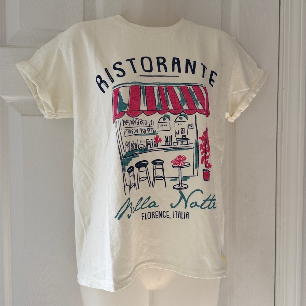 Anthro Ristorante Florence, Italy Graphic Tee M - Picture 5 of 10